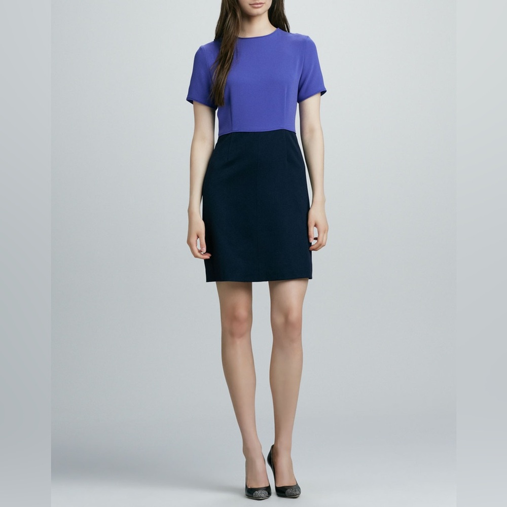 Marc Jacob purple navy 2 tone dress